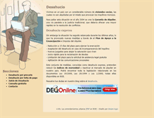 Tablet Screenshot of desahucio.com.es